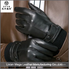 2016 newest hot selling Fashion Accessories Men's Leather Gloves